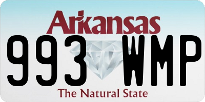 AR license plate 993WMP