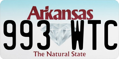 AR license plate 993WTC