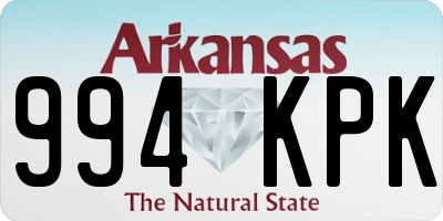 AR license plate 994KPK