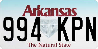 AR license plate 994KPN