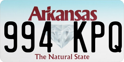 AR license plate 994KPQ