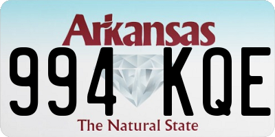 AR license plate 994KQE