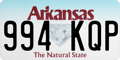 AR license plate 994KQP