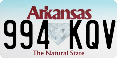 AR license plate 994KQV