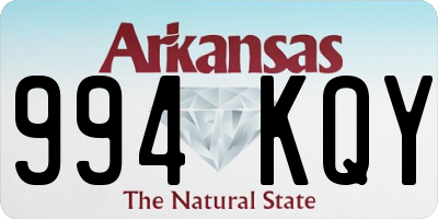 AR license plate 994KQY