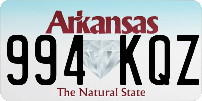 AR license plate 994KQZ