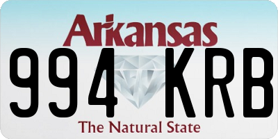 AR license plate 994KRB