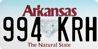 AR license plate 994KRH