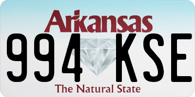 AR license plate 994KSE