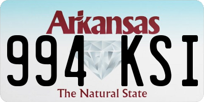 AR license plate 994KSI