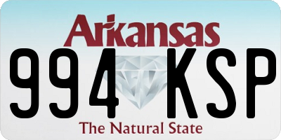 AR license plate 994KSP