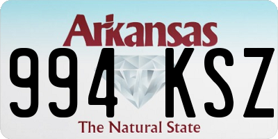 AR license plate 994KSZ