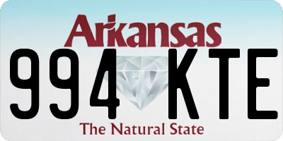 AR license plate 994KTE