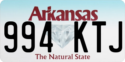 AR license plate 994KTJ