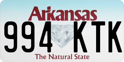 AR license plate 994KTK