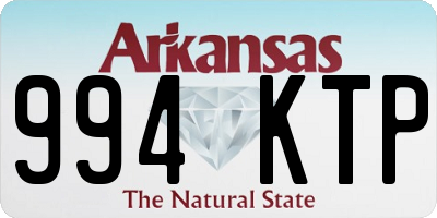 AR license plate 994KTP