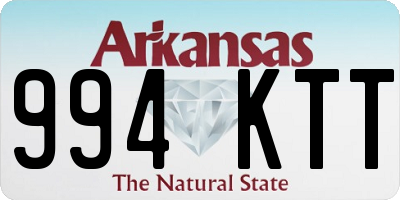 AR license plate 994KTT