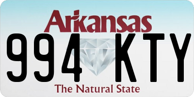 AR license plate 994KTY