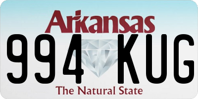 AR license plate 994KUG