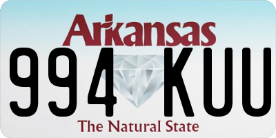 AR license plate 994KUU