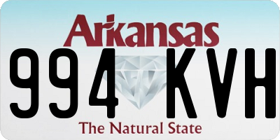 AR license plate 994KVH