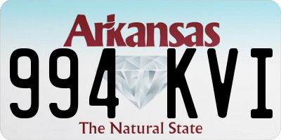AR license plate 994KVI