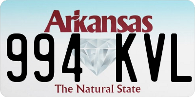 AR license plate 994KVL