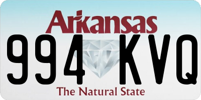 AR license plate 994KVQ