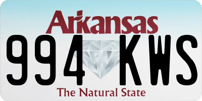 AR license plate 994KWS