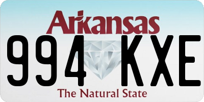 AR license plate 994KXE