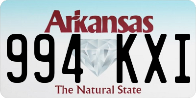 AR license plate 994KXI