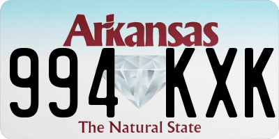 AR license plate 994KXK