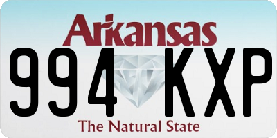 AR license plate 994KXP