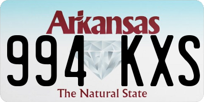 AR license plate 994KXS