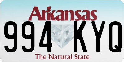 AR license plate 994KYQ