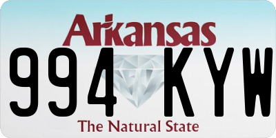 AR license plate 994KYW