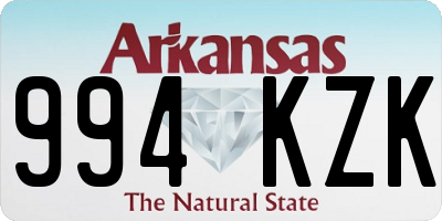 AR license plate 994KZK