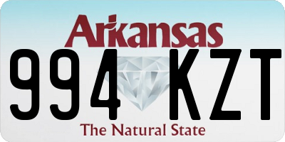AR license plate 994KZT