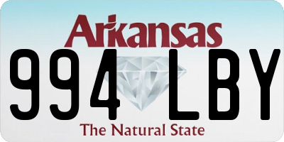 AR license plate 994LBY