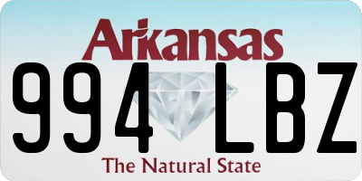 AR license plate 994LBZ