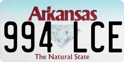 AR license plate 994LCE