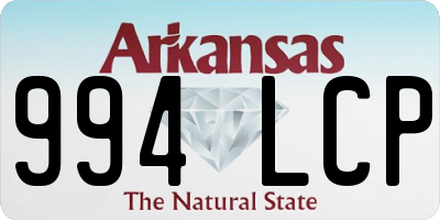 AR license plate 994LCP