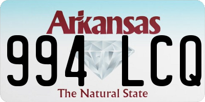 AR license plate 994LCQ