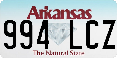 AR license plate 994LCZ