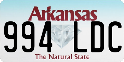 AR license plate 994LDC