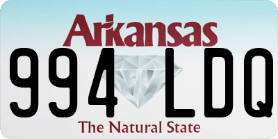 AR license plate 994LDQ