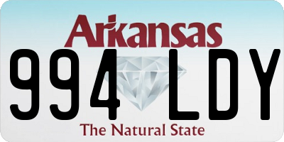 AR license plate 994LDY