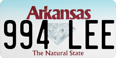AR license plate 994LEE