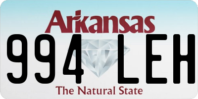 AR license plate 994LEH