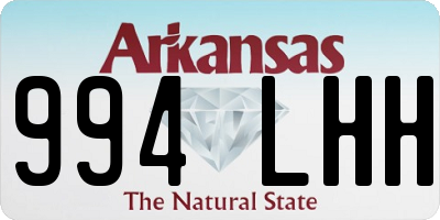 AR license plate 994LHH